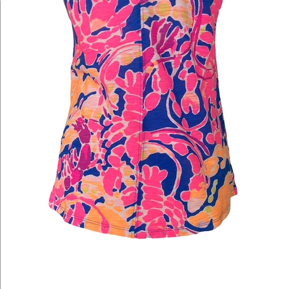 NWOT Lilly Pulitzer Gigi Tank Top in Catch and Release Print - XS - Picture 8 of 13